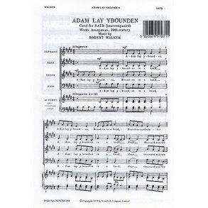 Robert Walker: Adam Lay Y Bounden