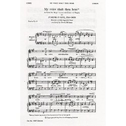Joseph Corfe: My Voice Shalt Thou Hear For Unison Voices