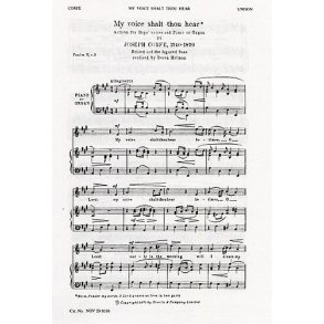Joseph Corfe: My Voice Shalt Thou Hear For Unison Voices