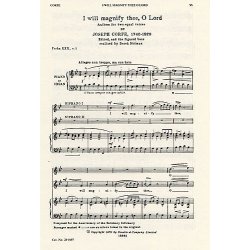 Joseph Corfe: I Will Magnify Thee, O Lord
