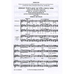 Gordon Reynolds: Alleluia! God Is Gone Up With A Merry Noise