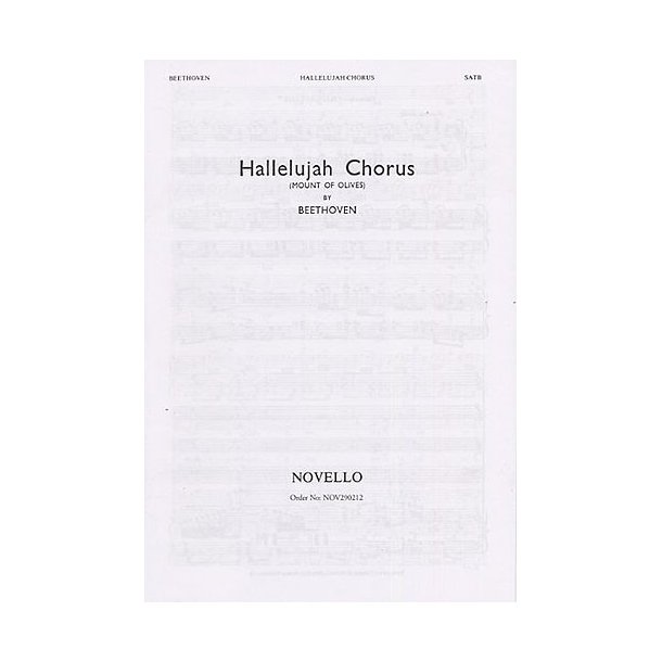 Beethoven: Hallelujah Chorus (Novello Edition)- SATB