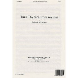 Thomas Attwood: Turn Thy Face From My Sins