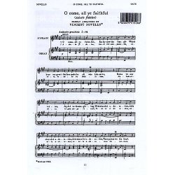 Vincent Novello: O Come, All Ye Faithful (Adeste Fideles)