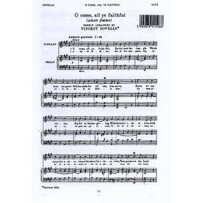 Vincent Novello: O Come, All Ye Faithful (Adeste Fideles)