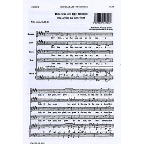 William Crotch: How Dear Are Thy Counsels