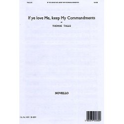 Thomas Tallis: If Ye Love Me (SATB)