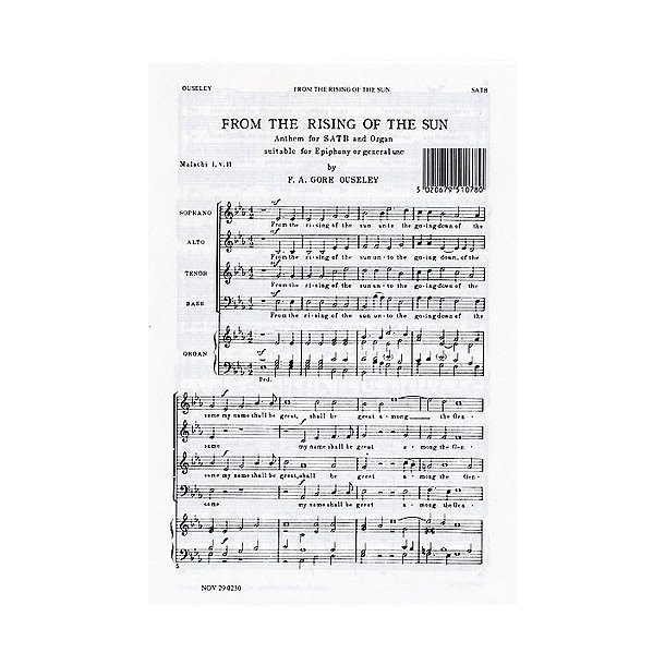 F.A. Gore Ouseley: From The Rising Of The Sun