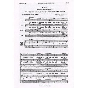 Tchaikovsky: Legend (Christ In His Garden)