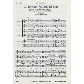 David Newbold: An Ode, Or Psalme, To God