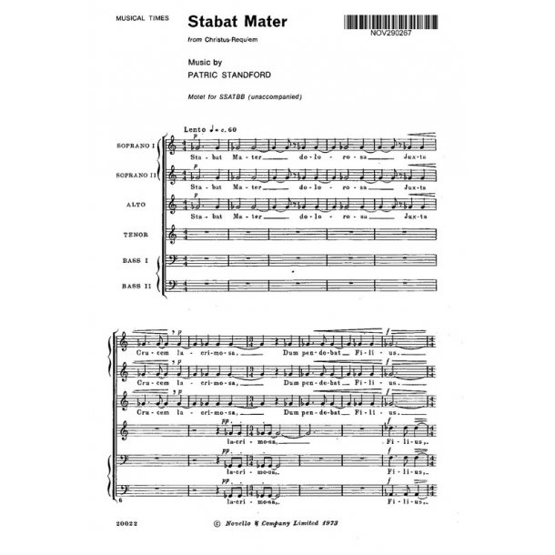 Patric Standford: Stabat Mater