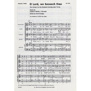 Joseph Pring: O Lord, We Beseech Thee