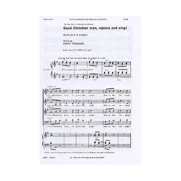 Barry Ferguson: Good Christian Men, Rejoice And Sing!