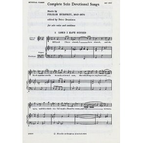 Pelham Humfrey: Complete Solo Devotional Songs