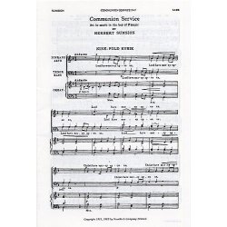 Herbert Sumsion: Communion Service In F