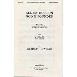 Herbert Howells: All My Hope On God Is Founded (Unison With Descant)