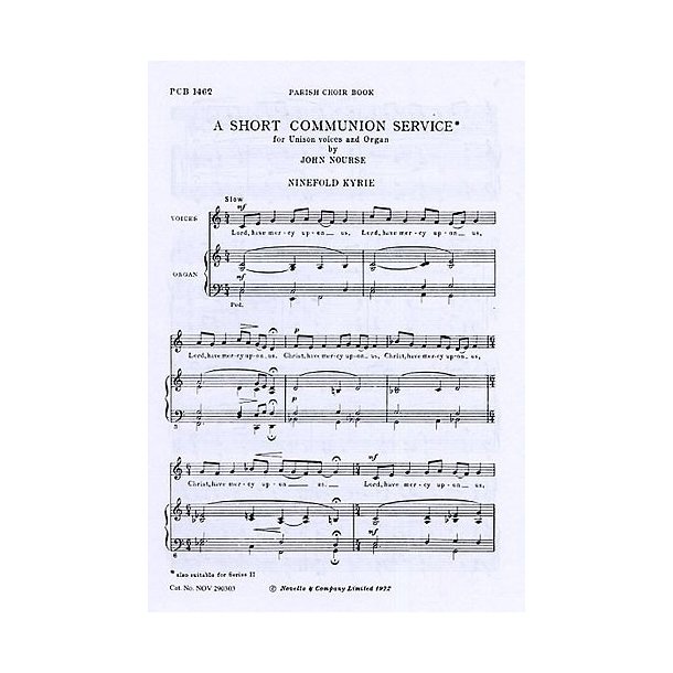 John Nourse: A Short Communion Service Unison Voices