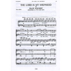 Franz Schubert: The Lord Is My Shepherd For SS