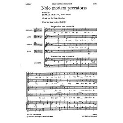 Thomas Morley: Nolo Mortem Peccatoris