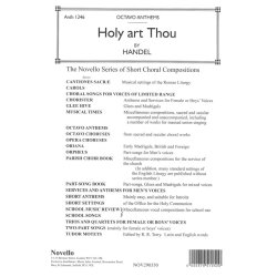 Handel: Holy Art Thou
