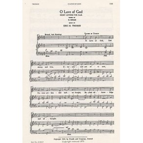 Eric Thiman: O Love Of God