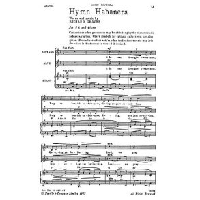 Richard Graves: Hymn Habanera (2-Part)