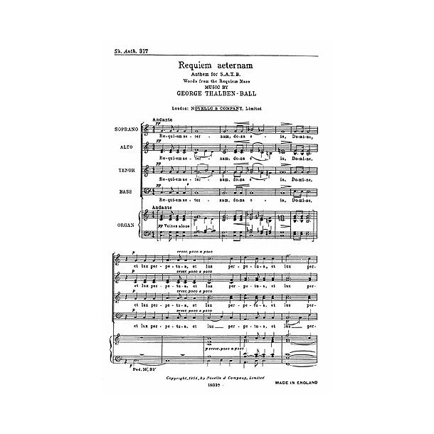 George Thalben-Ball: Requiem Aeternam