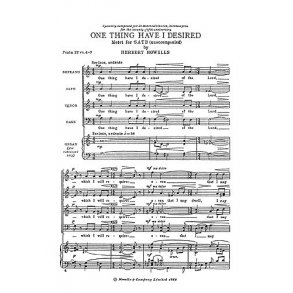 Herbert Howells: One Thing Have I Desired