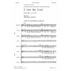 Jonathan Harvey: I Love The Lord