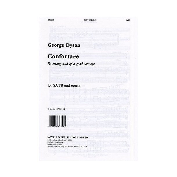 George Dyson: Confortare