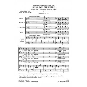 Leslie Ryan: Sing We Merrily Unto God