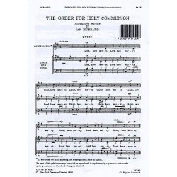 Ian Hubbard: The Order For Holy Communion (Alternative Service)