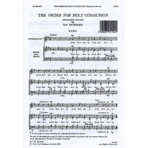 Ian Hubbard: The Order For Holy Communion (Alternative Service)