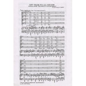 Bach, JS: Now Thank We All Our God