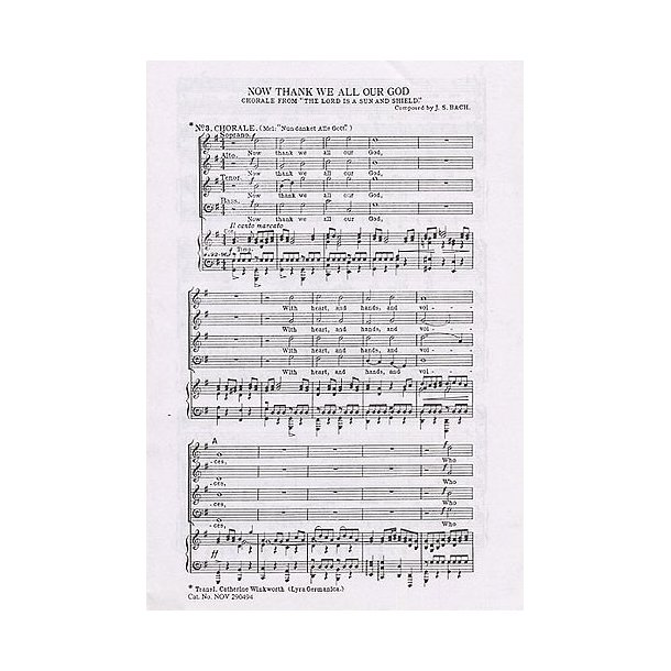 Bach, JS: Now Thank We All Our God