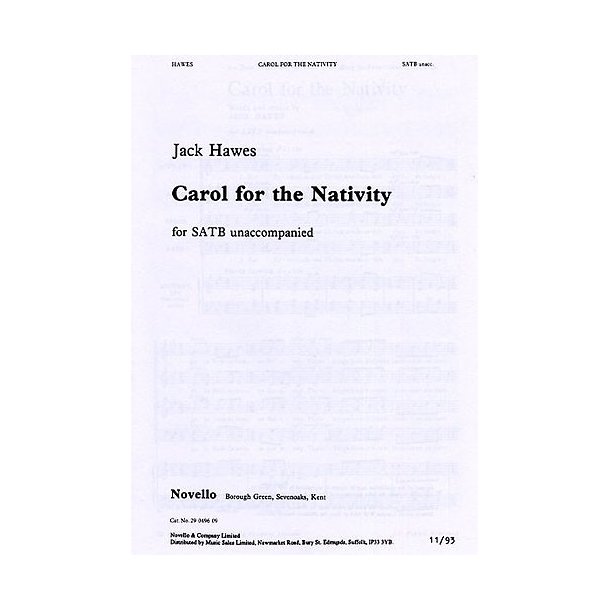 Jack Hawes: Carol For The Nativity