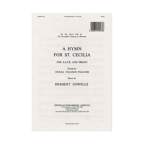 Herbert Howells: Hymn For St Cecilia