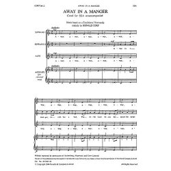 Corp: Away In A Manger for SSA Chorus