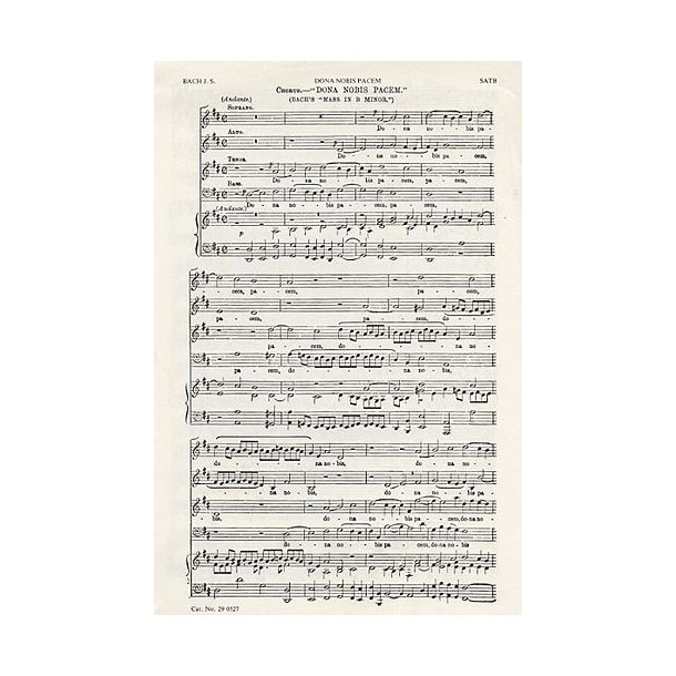 J.S. Bach: Dona Nobis Pacem (from Mass In B Minor)