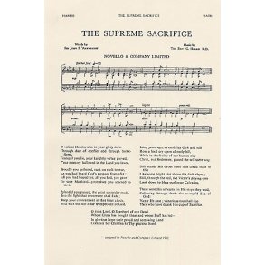 Reverend C. Harris: The Supreme Sacrifice