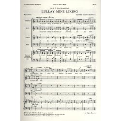 Richard Rodney Bennett: Lullay Mine Liking (SATB)