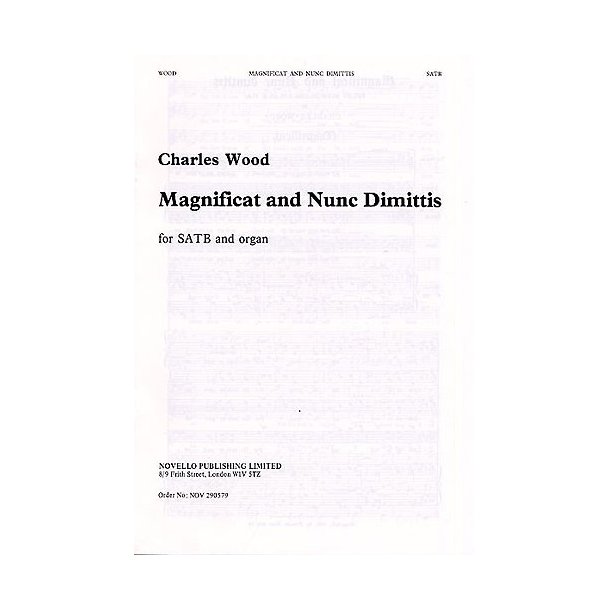 Charles Wood: Magnificat And Nunc Dimittis In E Flat No. 1