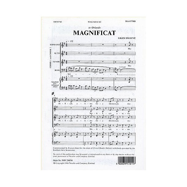 Giles Swayne: Magnificat