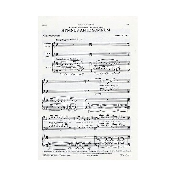 Jeffrey Lewis: Hymnus Ante Somnum