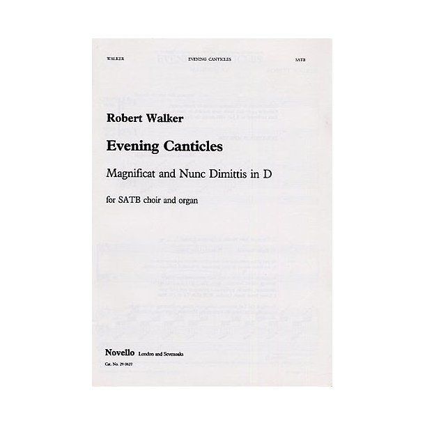 Robert Walker: Evening Canticles