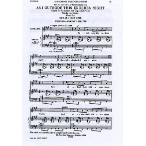 Gerald Hendrie: As I Outrode This Enderes Night