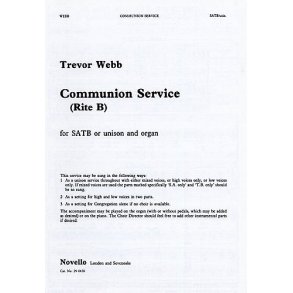 Trevor Webb: Communion Service (Rite B)
