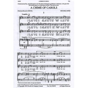 Michael Hurd: A Chime Of Carols For SSA