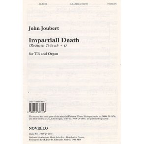 John Joubert: Impartial Death (Rochester Triptych I) Op.132