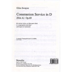 Giles Swayne: Communion Service In D (Choral Leaflet)